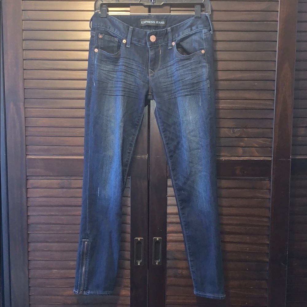 Dark wash jeans